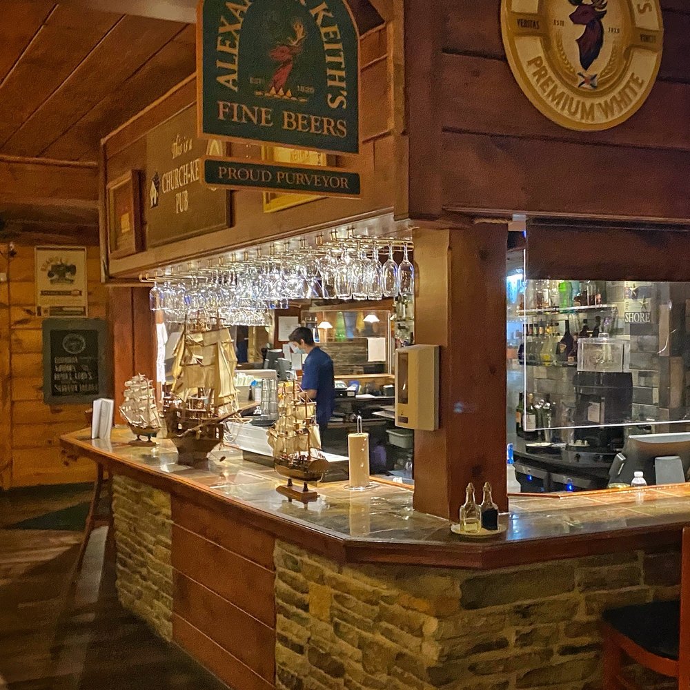 The Boathouse - The Boathouse - the restaurant bar with large model ships on display - Seafood Near Me - Belleville, Ontario The Boathouse - The Boathouse - the restaurant bar with large model ships on display - Seafood Near Me - Belleville, Ontario