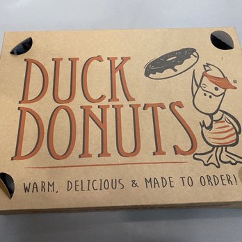 Duck Donuts - Cute donut box - Donuts Near Me - Irvine, California Duck Donuts - Cute donut box - Donuts Near Me - Irvine, California