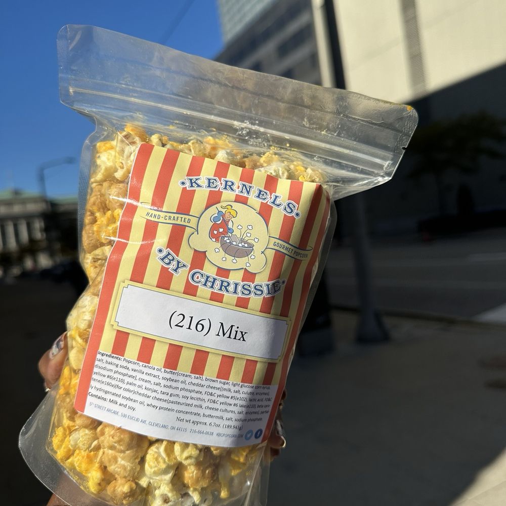 Kernels by Chrissie - The 216 Mix. Delicious! - Popcorn Shops Near Me - Cleveland, Ohio Kernels by Chrissie - The 216 Mix. Delicious! - Popcorn Shops Near Me - Cleveland, Ohio