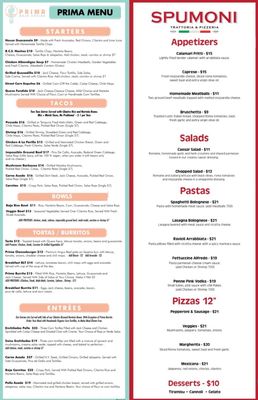 Menu photo 2 Prima Cantina Los Angeles, CA Menu photo 2 Prima Cantina Los Angeles, CA