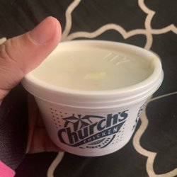 Church's Texas Chicken - Tiny coleslaw from family combo