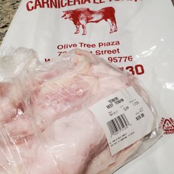 El Torito Meat Market - Didn't see it in the display case but we asked if they had it and sure enough, beef tendon was in the back refrigerator.