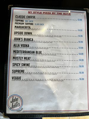 Menu photo 3 John And John's A Pizza Shop Orlando, FL Menu photo 3 John And John's A Pizza Shop Orlando, FL