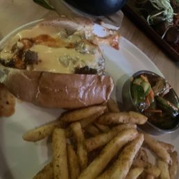 K cheesesteak n fries K cheesesteak n fries