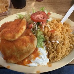 2 Chile Relleno Plate 2 Chile Relleno Plate