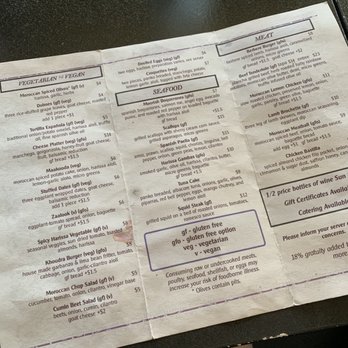 Itto's Tapas - Menu - Moroccan Near Me - Seattle, Washington