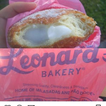 Leonard's Bakery - Haupia malasada - Bakeries Near Me - Honolulu, Hawaii Leonard's Bakery - Haupia malasada - Bakeries Near Me - Honolulu, Hawaii