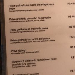 Odoiá Estalagem e Restaurante - Peixes