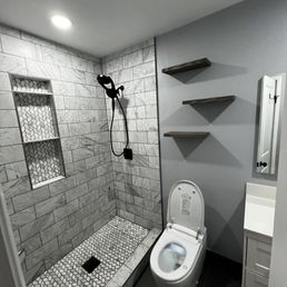 One of my updated bathrooms One of my updated bathrooms