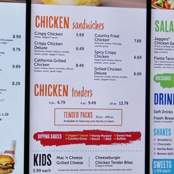 Jaggers - Chicken menu - American Near Me - Texarkana, Texas Jaggers - Chicken menu - American Near Me - Texarkana, Texas