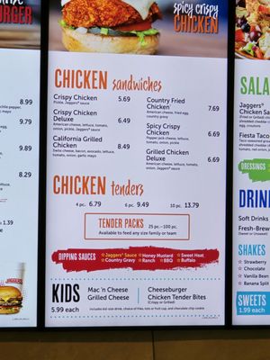 Menu photo 1 Jaggers Texarkana, TX