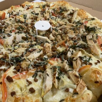 Michelangelo's Pizzeria - Creation of Adam (add chicken!) - Pizza Near Me - Clovis, California