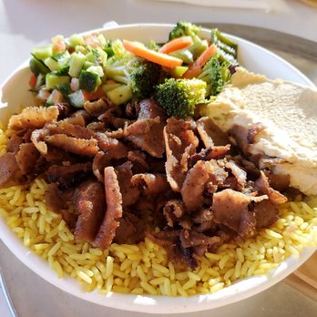Pita 360 - Rice Gyro Plate - Mediterranean Near Me - Gardena, California Pita 360 - Rice Gyro Plate - Mediterranean Near Me - Gardena, California