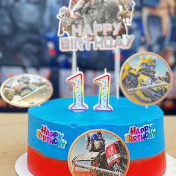French Bakery Cafe - a birthday cake for a boy - Bakeries Near Me - Vista, California