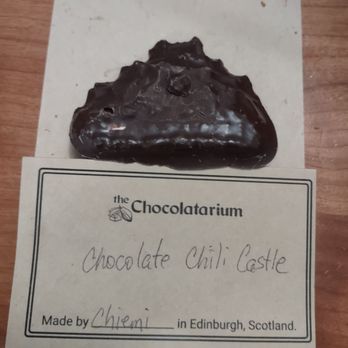 The Chocolatarium - The Chocolatariam: my chocolate bar creation with vegan marshmallows and red pepper flakes - Food Tours Near Me - Edinburgh, EDH The Chocolatarium - The Chocolatariam: my chocolate bar creation with vegan marshmallows and red pepper flakes - Food Tours Near Me - Edinburgh, EDH