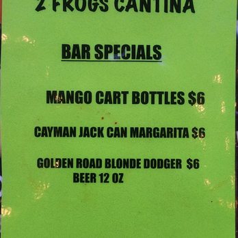 Two Frogs’ Cantina & Grille - Bar specials not so special - Sports Bars Near Me - Upland, California Two Frogs’ Cantina & Grille - Bar specials not so special - Sports Bars Near Me - Upland, California