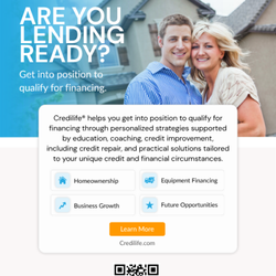 Credilife Inspiring Financial Wellness - Before you apply, get lending ready. Improve your credit, strengthen your finances, and qualify with confidence.