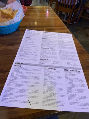 Menu photo 4 Los Reyes Mexican Grill Baton Rouge, LA