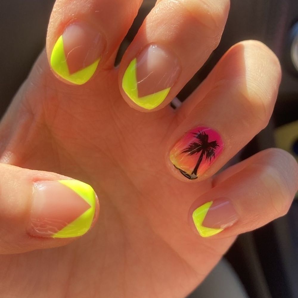 Gel mani with $15 nail design Gel mani with $15 nail design
