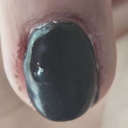 Lotus Nails & Spa - Because the polish was smudged, instead of cleaning it, she cut my skin.