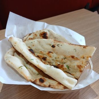Bhatti Himalayan Grill - Fresh Naan bread that is brought to your table as you begin your dining! Warm and delicious! - Indian Near Me - San Diego, California