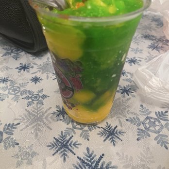 La Michoacana Monarca - Mangoniada? Had no Chamoy on the cup barley any on top, mango and lime cream - Ice Cream & Frozen Yogurt Near Me - Saint Paul, Minnesota