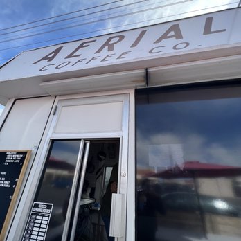 Aerial Coffee - Outside window - Coffee & Tea Near Me - Apache Junction, Arizona