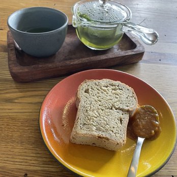 Forest & Flour - Lavender Lemon Loaf & sencha green tea - Bakeries Near Me - Fremont, California Forest & Flour - Lavender Lemon Loaf & sencha green tea - Bakeries Near Me - Fremont, California