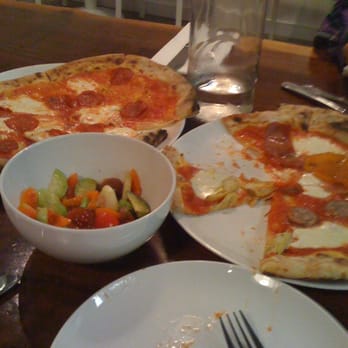 Masullo - Masullo's The American, Tomato Salad, & Four-Quarters - Pizza Near Me - Sacramento, California