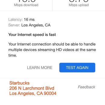 Starbucks - WiFi is fast - Coffee & Tea Near Me - Los Angeles, California