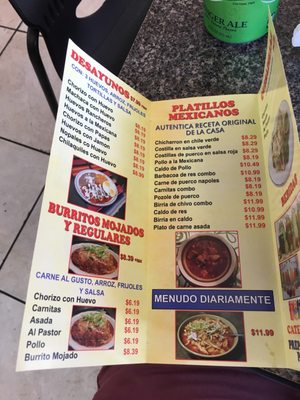 Menu photo 7 Restaurant El Dorado Carson, CA