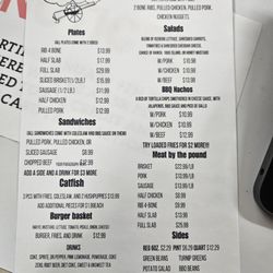 Bar-B-Que Shack - Menu tid-bit ^__^.