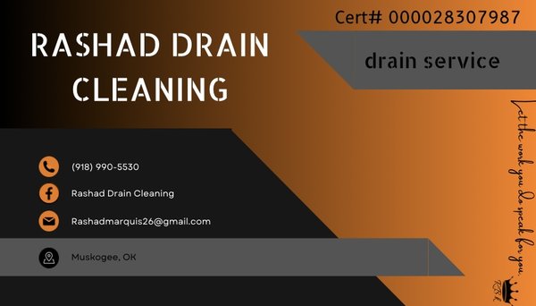 Rashad Drain Cleaning Logo