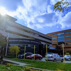 Rochester Educational Opportunity Center - Got my COVID booster/third shot here few weeks ago at REOC, very friendly people. The process took 15 minutes. They have free parking!