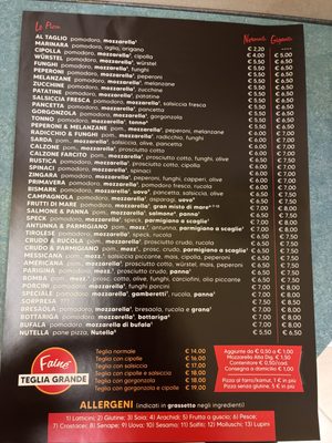 Menu photo 1 Pizzeria Sant'agostino Alghero, SS
