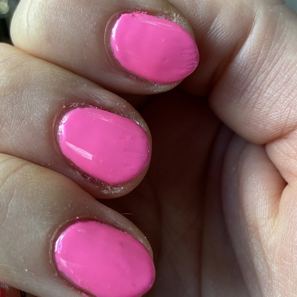 Windsor Nails Spa - Right hand, uneven application and one nail shape different then the others.. - Nail Salons Near Me - Windsor, California Windsor Nails Spa - Right hand, uneven application and one nail shape different then the others.. - Nail Salons Near Me - Windsor, California