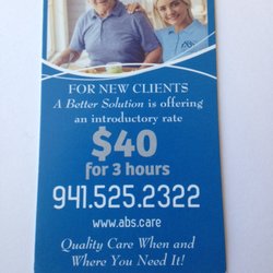 A Better Solution -  Punta Gorda - The card I used.  Just call and reference the card for a 30% discount.