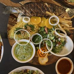 Grilled fish
