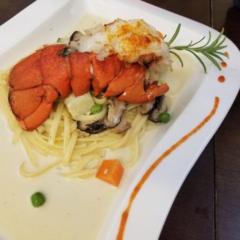 Tiny Pyramid - Poached Lobster Tail - Cafes Near Me - Honolulu, Hawaii Tiny Pyramid - Poached Lobster Tail - Cafes Near Me - Honolulu, Hawaii