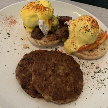 Toast Kitchen & Bar - Surf and Turf Benedict - Breakfast & Brunch Near Me - Brea, California