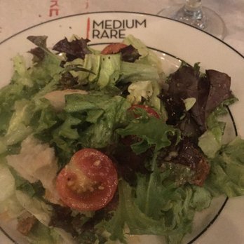 Medium Rare - The salad and said DIY crouton. - Steakhouses Near Me - Bethesda, Maryland Medium Rare - The salad and said DIY crouton. - Steakhouses Near Me - Bethesda, Maryland