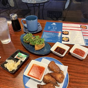 Bluebird Haus Sushi - Drumsticks (V) house made sweet and sour   Inari V-Seaweed (3 Pieces) (my favorite) - Japanese Near Me - Long Beach, California
