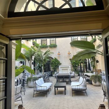 The Guild Hotel - Welcoming courtyard with outdoor heaters so you can enjoy the space anytime. - Hotels Near Me - San Diego, California The Guild Hotel - Welcoming courtyard with outdoor heaters so you can enjoy the space anytime. - Hotels Near Me - San Diego, California