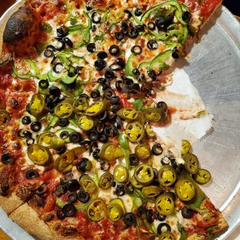 Pizza Tugos - Jalapeno, olives, green pepper pizza - Bars Near Me - Ocean City, Maryland Pizza Tugos - Jalapeno, olives, green pepper pizza - Bars Near Me - Ocean City, Maryland