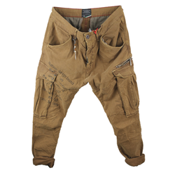Reset - Pantaloni marroni con tasche frontali Reset Abbigliamento
