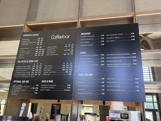 Menu photo 1 Coffeebar Sunnyvale, CA Menu photo 1 Coffeebar Sunnyvale, CA