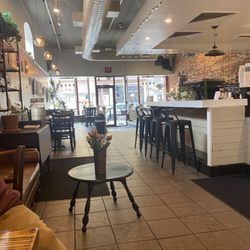 Fog & Flame Craft Coffee and Espresso Bar - Bright space with lots of seating