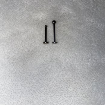 Revolt Tattoos - Left is the size I was pierced with the right is the size I plan on using - Piercing Near Me - Las Vegas, Nevada Revolt Tattoos - Left is the size I was pierced with the right is the size I plan on using - Piercing Near Me - Las Vegas, Nevada