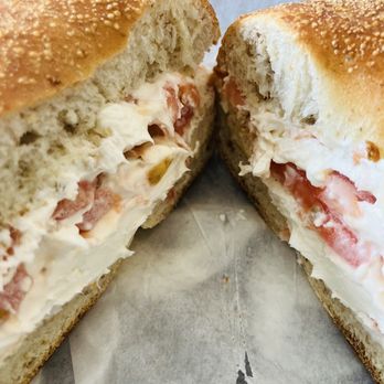 Bagel Boss Boca Raton - Whole wheat with LOX CREAM CHEESE - Bagels Near Me - Boca Raton, Florida