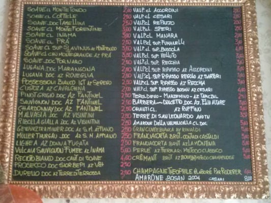 Menu photo 2 Osteria Caffè Monte Baldo Verona, VR Menu photo 2 Osteria Caffè Monte Baldo Verona, VR